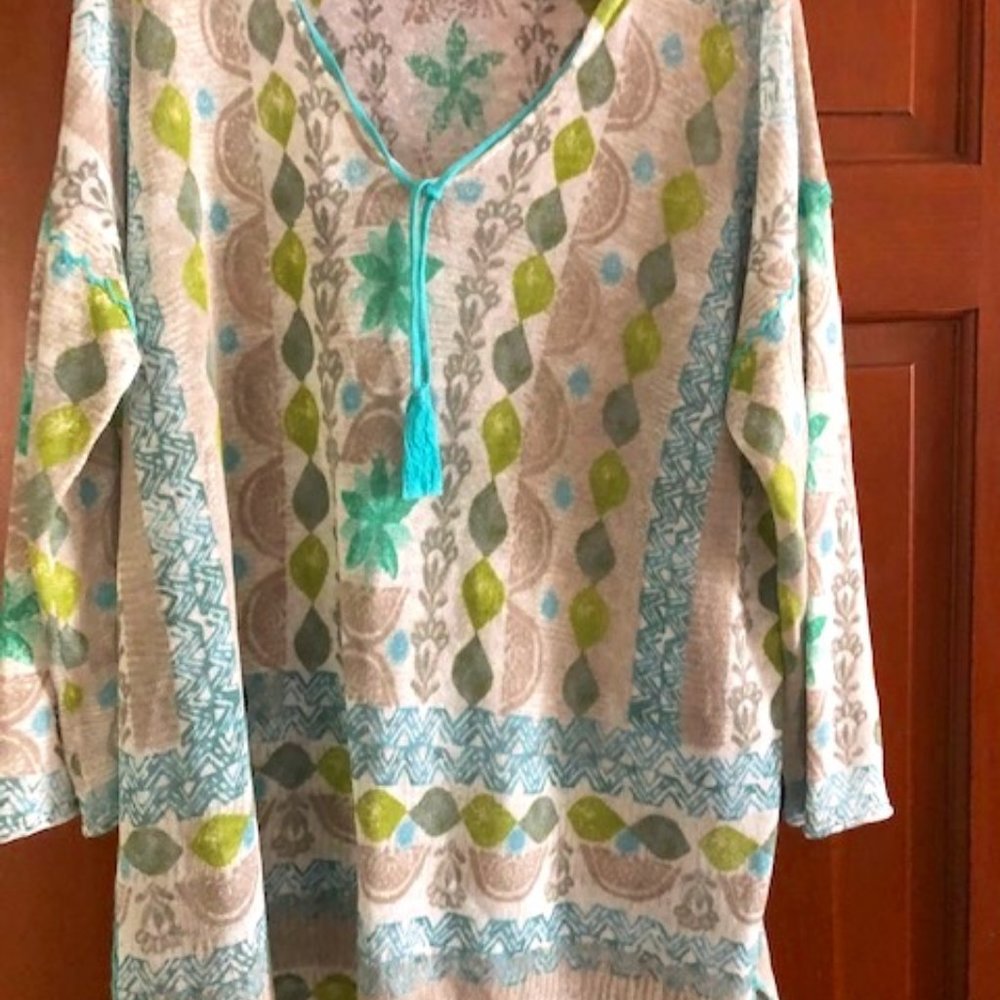Long Sleeve Linen Tunic